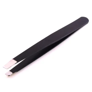 MP015 Slanted Tip Stainless Steel False Eyelash Tweezers Eyebrow Trimmer Face Hair Removal Clip Multi function Makeup Kit