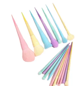 Macaron Makeup Brush Set Private Label Custom Logo Soft Fluffy Bristle Professional Makeup Tools for Artists