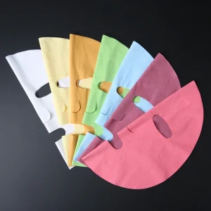Macaron Multi Colour Microfibre Facial Mask Cloth Non woven Dry Face Mask Sheet