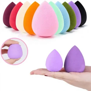 Made China Female Beauty Tools Multicolor Makeup Sponge Latex Free Sponges Mixing Base Liquid Cream Powder Dry Wet Use