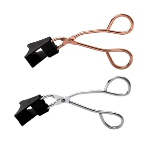 Magnetic Manual Eyelash Curler Portable Stainless Steel Silver & Rose Gold Beauty Eyelash Curler