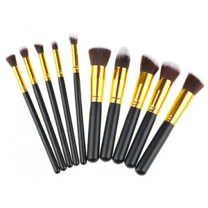 Make up Brush 12pcs Synthetic Vegan Custom Logo White Black Professional Makeup Brush Set for Women