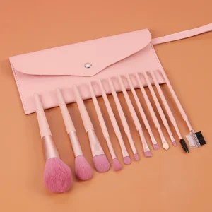 Makeup Brush Set 12pcs Cosmetic Brush for Foundation Blush Concealer Eyeshadow Eyebrow Highlight Make up Brush