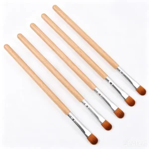 Makeup Brush Set Wooden Handle Synthetic Bristles Professional Complete Set Eye Makeup Mixing Brush