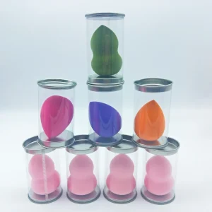 Makeup Sponge Blender Custom Logo Packaging Make up Tools Facial Beauty Makeup Sponge Latix free Sponge Mix Colors