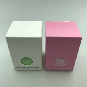 Makeup Sponge Cat Design Latex Free Marble Texture Washable Powder Puff Blender 40x60mm Customized Color