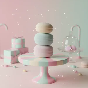 Makeup Sponge Custom Logo Macaron shaped Super Soft Realistic Sponge Latex free Washable Blender Sponge Niche Makeup Sponges