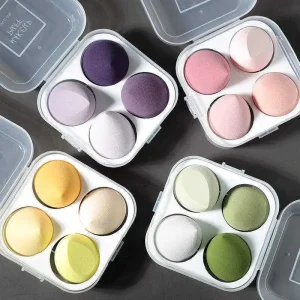 Makeup Sponge Set 5 Pcs OEM Packaging Soft Setting Face Puffs Makeup Blender