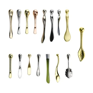 Makeup Spoon Silver Gold Cosmetic Facial Care Face Cream Scoop Beauty Care Spoon Spatula