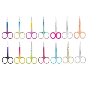 Makeup Tools Custom Logo Eyelash Eyebrow Trimmer Cosmetic Scissors Beauty Scissors
