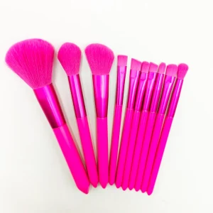Makeup Tools Sets Make up Accessories 10 Pieces Pink/Hot Pink/Sakura Pink Makeup Brush Set Girls Gifts Items for Girls
