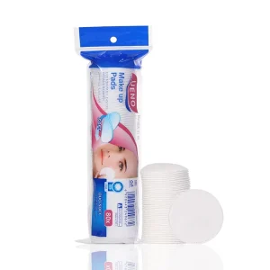 Manufacturer 80pcs Disposable Sandwich Facial Organic Cotton Pad Cosmetic Makeup Remover Pads for Face Cleansing V10