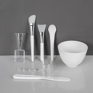 Mask Brush Beauty Salon Makeup Tools Silicone Mask Bowl Flexible Facial Mask Mixing Kit
