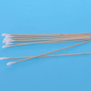 Medical Disposable Cotton Buds Wooden Plastic Stick Cotton Bud