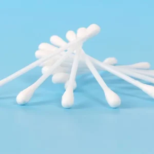 Medical Disposable Cotton Buds Wooden Plastic Stick Cotton Bud