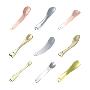 Metal Face Cosmetics Spatula Applicator Eye Cream Spatula Spoon for Cream