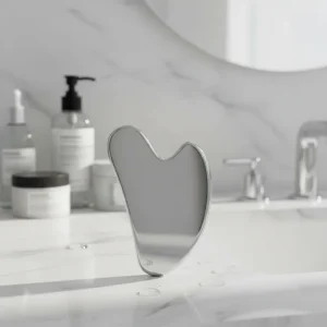 Metal Guasha Massage Tool Face Body Blood Circulation Stainless Steel Gua Sha Scraper for Commercial Home