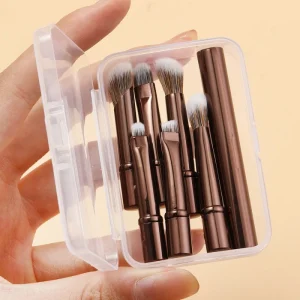 Mini 6 Piece Detachable Eyeshadow Concealer Brush Set for Makeup Tools