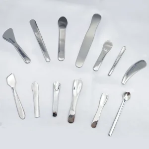 Mini Cosmetic Spatula Face Cream Spatula Facial Cream Spoon Mini Stainless Steel Cosmetic Spatula