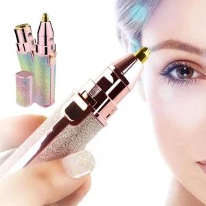 Mini Electric Eyebrow Trimmer Makeup Painless Eye Brow Epilator for Women Shaver Razors Portable Facial Hair Remover