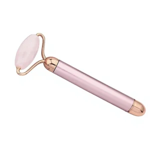 Mini Jade Roller Gold Stick Natural Jade Facial Beauty Massage Vibration Face Lifting Tool Makeup Instrument