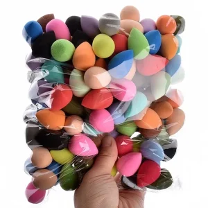 Mini Makeup Sponge Beauty Egg Wet and Dry Dual Use Soft Foundation Puff Concealer Mixed Cosmetic Sponge