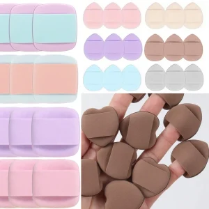 Mini Makeup Sponge Soft Water Drop Finger Puff for Foundation Air Concealer Custom Makeup Puff Sponge