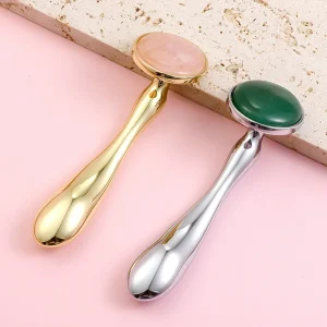 Mini Metal Eye Cream Applicator Eye Cream Mixing Spatula Spoon Face Lifting Massage Facial Massager Thin Face Stick