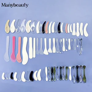 Mini Plastic Cosmetic Spatula for Facial Eye Cream Spoon Scoop Makeup Spatulas Custom Logo