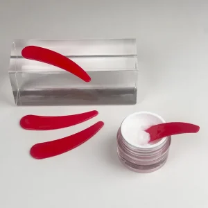Mini Skincare 60mm Facial Spoon Plastic Makeup Tool for Cream Face Cream Scoop Cosmetic Spatula