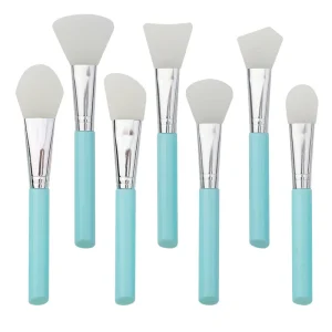 Mini Spa Application Silicone Makeup Brush for Face Masks Plastic Beauty Salon Brush Bag Packaging Makeup Tools