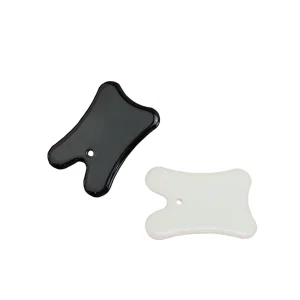 Mircocrystaline Porcelain N Shape Custom Guasha Facial Massage Hand Scraping Board