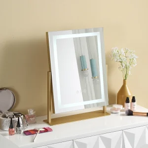 Modern Illuminated Vanity Mirror for Beauty Salons and Makeup Enthusiasts for Girls for Who for Love Makeup