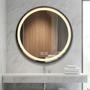 Modern Style Round LED Bathroom Mirror Decoration LED Mirror Copper Free Silver Mirror with Lights