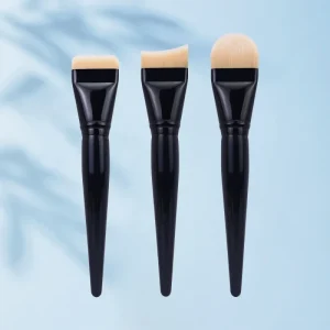 Moon Shape Liquid Foundation Brush Flat Head Curved Non Powder Absorbing One Line Fitting Brush Single Makeup Brush