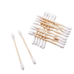 Multi Purpose Cotton Bud Bamboo Stick Cotton Bud Paper Stick Cotton Bud for Makeup & Ear Cleaning