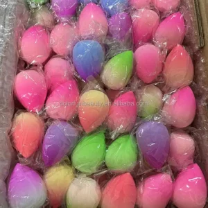 Multicolor Beauty Sponge Cosmetics Waterdrop Shape Blender Sponge Non Latex Soft Makeup Egg