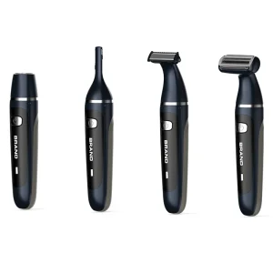 Multifunction Electric Shaver Nose & Ear Trimmer for Men Rechargeable Body Hair Clippers Groin Trimmer