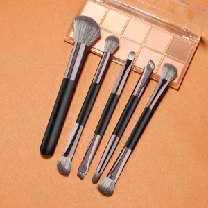 Multifunctional Double Head Powder Blush Brush Portable Eye Shadow Makeup Foundation Mascara Concealer Blusher Cheek