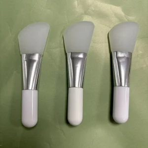 Multifunctional Double Head Silicone Mask Brush Cosmetic Aluminum Face Mask Spatula Spoon Beauty Tool