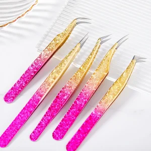 Multifunctional Double Headed Nail Clipping Sticker Eyebrow Grafting False Lashes Extension Supplies Makeup Tools