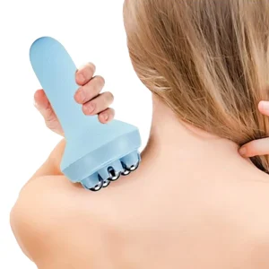 Multifunctional Jade Roller Ball Handheld Muscle Massage Tool for Full Body Pain Relief Therapy