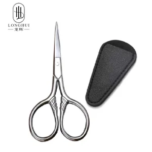 Multifunctional Stainless Steel Personal Care Trimmer Straight Blade Eyebrow Scissors Cuticle Mustache Sharp Beard Tool