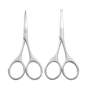 Multipurpose Stainless Steel Eyebrow Nose Thread Scissors Sharp Pointed Beauty Treatment for Eyelashes Straight Blade