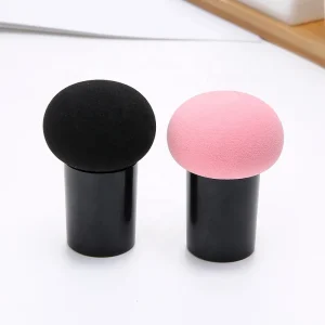 Mushroom Makeup Sponge Super Soft Latex Free Face Handle Case Concealer BB Cream Foundation Washable Makeup Tools