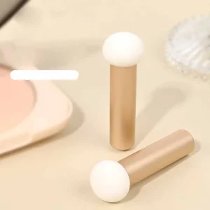 Mushroom Single Makeup Brush Metal Handle Sponge Conceal Brush Cosmetics Portable Beauty Concealer Brush Tool