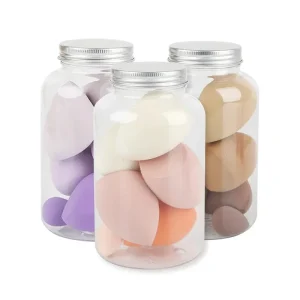 NEW Multiple Shapes Makeup Sponge Foundation Blending Make up Sponge in Jars