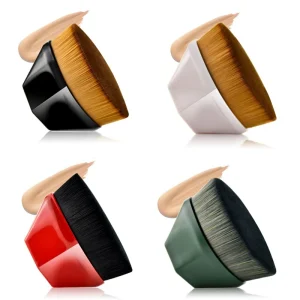 NO.55 Large Kabuki Foundation Custom Logo Single Makeup Brush with Protective Case