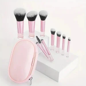 Natural 10pcs Makeup Brush Set Soft High Quality Hair Blush Powder Brush Concealer Makeup Tool