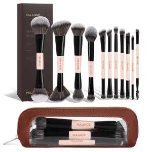 Natural 11pcs Makeup Brush Set Soft High Quality Hair Blush Powder Brush Concealer Makeup Tool